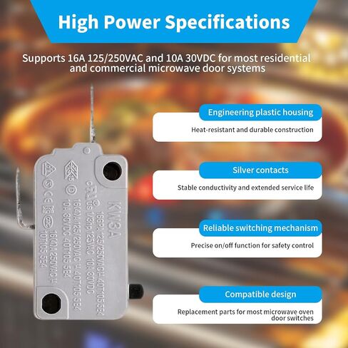 KW3A Microwave Oven Door Interlock Repair and Replacement Parts Kit in Saudi Arabia