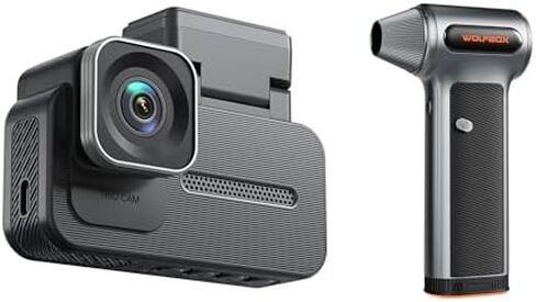 WOLFBOX MF200 Compressed Air Duster & X5 Dash Cam in Kuwait