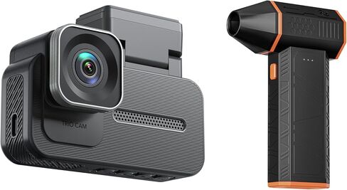 WOLFBOX MF50 Compressed Air Duster & X5 Dash Cam in Kuwait