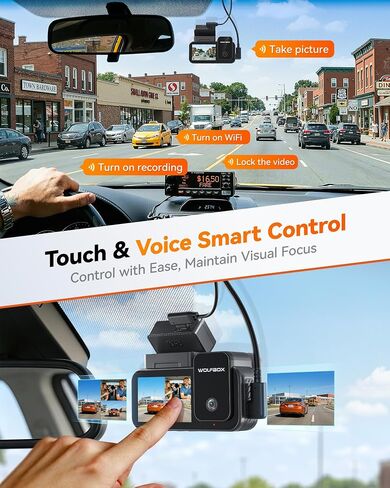 WOLFBOX MF50 Compressed Air Duster & X5 Dash Cam in Kuwait