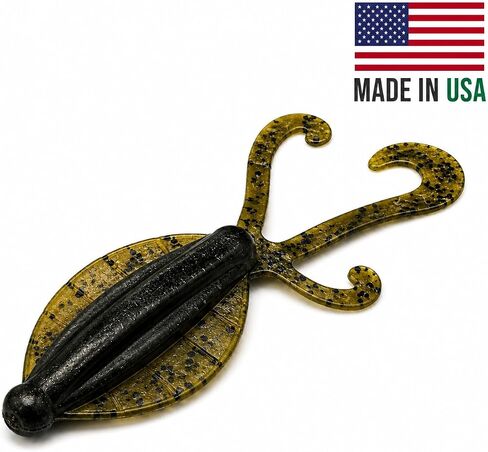 Game Reaper Baits Instigator 4.5" Soft Plastic Creature Bass Fishing Lure Rig Jig Trailer Drop Shot Freshwater Tackle for Largemouth Smallmouth Spotted Bass in Saudi Arabia