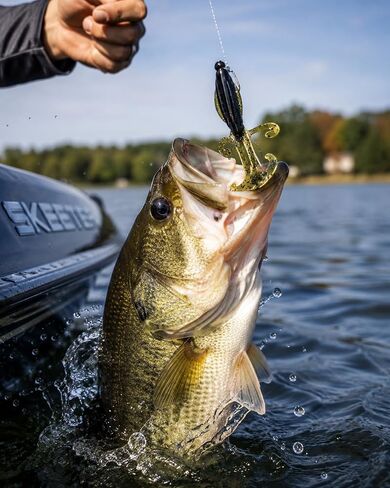 Game Reaper Baits Instigator 4.5" Soft Plastic Creature Bass Fishing Lure Rig Jig Trailer Drop Shot Freshwater Tackle for Largemouth Smallmouth Spotted Bass in Saudi Arabia