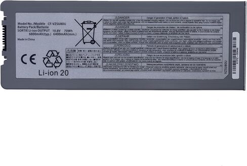 CF-VZSU80U Replacement Battery Compatible with Panasonic CF-C2 Toughbook Tablet PC Series Notebook CF-VZSU83U CF-VZSU82U PGYK5 CF-VZSU82U CF-VZSU83U - 10.8V 70Wh in Kuwait