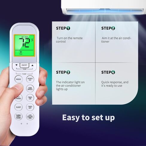 RG36F1(B)/BGEFU1 Remote for Cooper&Hunter Sophia/Mia NG/NY Series AC in Kuwait
