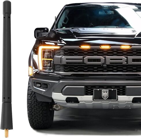 KSaAuto Short Antenna for Ford F150 F-150 2009-2026, 2017-2026 F-250 F-350, 2021-2024 Bronco, 7 Inch F150 Pickup Truck Short Antenna Ford F150 Accessories, Not for 2025 Bronco in Kuwait