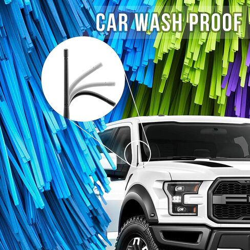 KSaAuto Short Antenna for Ford F150 F-150 2009-2026, 2017-2026 F-250 F-350, 2021-2024 Bronco, 7 Inch F150 Pickup Truck Short Antenna Ford F150 Accessories, Not for 2025 Bronco in Kuwait