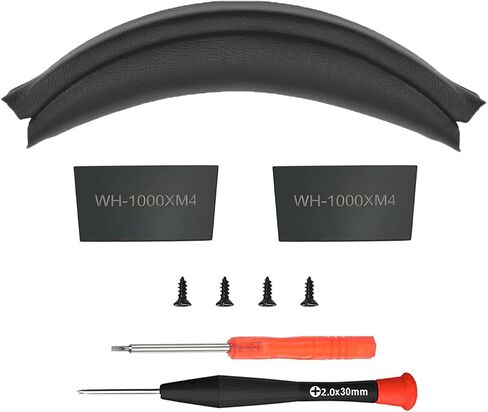 WH-1000XM4 Headband&Buckles, XM4 Band+Clamps Replacement Parts Repair Kit Compatible with Sony XM4 Headphones (Silver) in Saudi Arabia