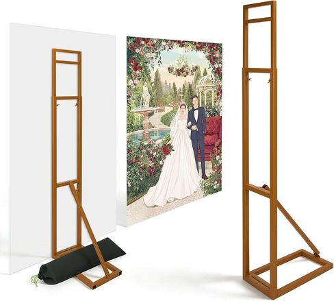 Thickened Wedding Backdrop Stand Heavy Duty Metal Arch with Weight Bag in Saudi Arabia
