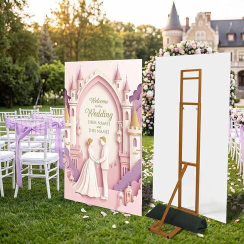 Thickened Wedding Backdrop Stand Heavy Duty Metal Arch with Weight Bag in Saudi Arabia