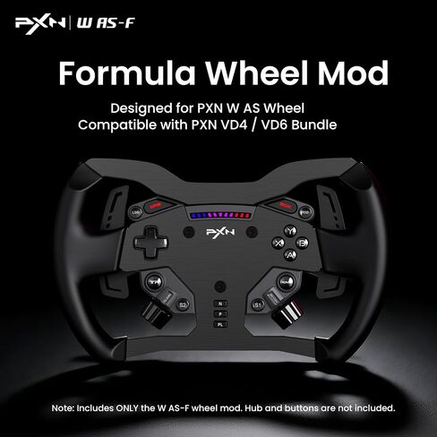 PXN W AS-F Formula Wheel Mod for W AS Racing Wheel and VD4 / VD6 Bundle in Saudi Arabia