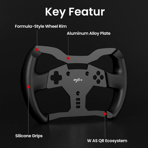 PXN W AS-F Formula Wheel Mod for W AS Racing Wheel and VD4 / VD6 Bundle in Saudi Arabia