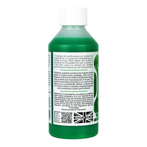 Mayhems - X1 Concentrate PC Coolant - Computer Water Cooling Fluid - Liquid Cooling, Eco Friendly Series, 250 ml, Tree Viper Green in Kuwait