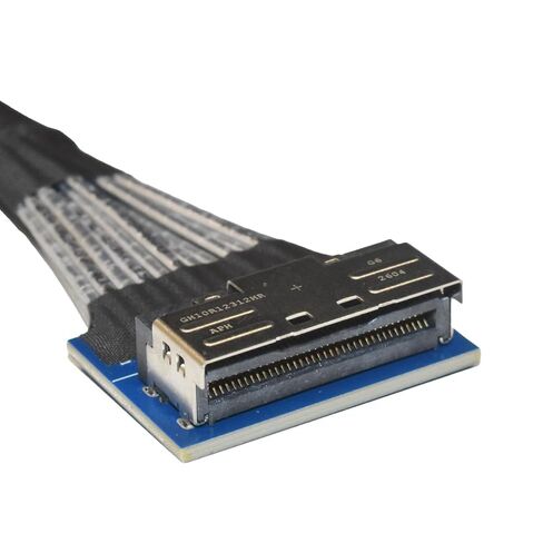 PCIe 6.0 MCIO x8 Male to Female Extension Cable, 1.6 feet (50 cm) in Saudi Arabia