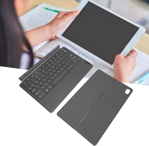 Wireless Smart Keyboard, 75buttons Touchpad QWERTY Layout Holder for 11 Inch Xiaoxin Pad Pad Plus P11 P11 Plus 2020-2021, Magnetic Integration, Angle Adjustment 0-165 Degrees, in Saudi Arabia