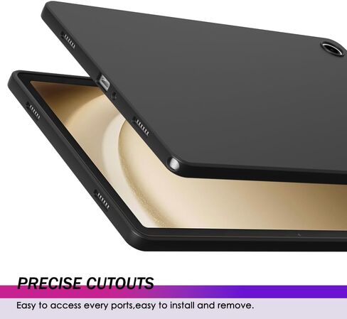 Puxicu Case for Samsung Galaxy Tab A11 Plus 11-Inch (2025) Model, Slim Design Matte TPU Rubber Soft TPU Protective Cover for Samsung Tab A11 Plus, Black in Kuwait
