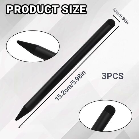 3 Pcs Smartboard Pen, 2-in-1 Dual Tip Infrared Screen Stylus Pen, High Sensitivity Digital Pen for Smartboard, Whiteboard, Interactive Display – No Charging Needed (Black) in Kuwait