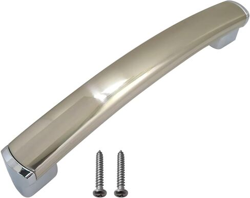 New WB15X21101 Microwave Door Handle Replacement for GE Microwave Handle PVM9179EF3ES, PVM9179SF1SS, PVM9179SF2SS, PVM9179SF3SS, Replace AP5790530, PS8754188 in Saudi Arabia