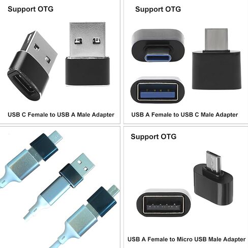 7 منافذ USB C إلى USB Hub، 7 منافذ USB 3.0 Hub و3 محولات in Kuwait