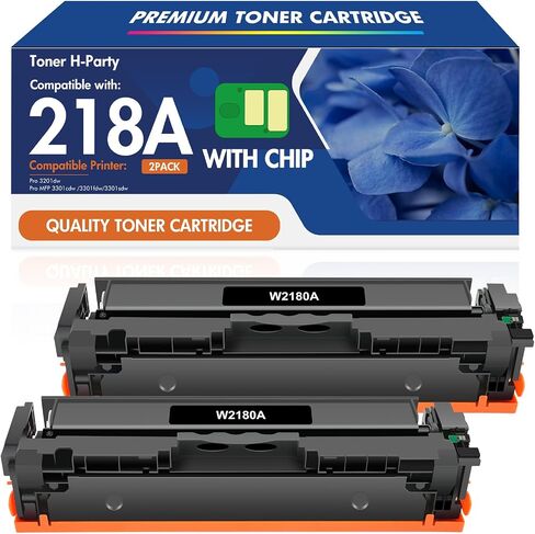 218A 218X Black Toner for HP W2180A W2180X Black Toner Cartridge 2 Pack in Saudi Arabia