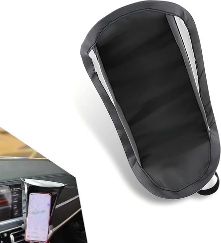 Cell Phone Sunshade, High-elasticity Skeleton Anti-glare Phone Holder Sun Shade Cover, Portable Foldable Sunscreen Shield, Universal for Most Cars Motorcycles (Black) in Saudi Arabia