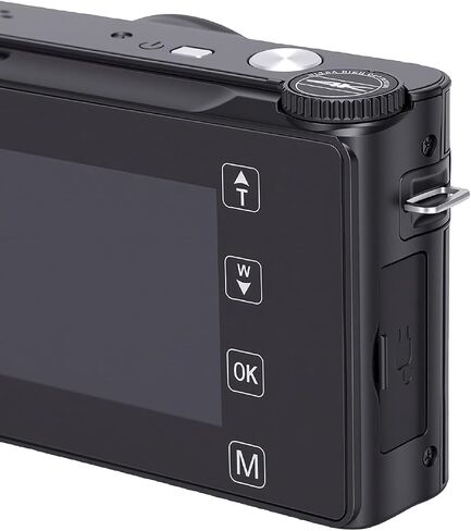 64MP 4K Digital Camera, 3 Inch TFT Touch LCD Screen Auto Focus Vlogging Camera with 18X Zoom LED Flash 5 White Balance Modes, for Photography Video Recording (Black) in Saudi Arabia