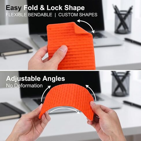 Flexible Silicone Phone Holder Foldable Bendable Phone Stand with Aluminum in Saudi Arabia