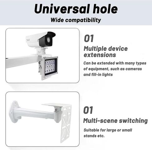 L-Shape Security Camera Mount, Universal Wall Ceiling Mount for Dome Cameras and PTZ in Kuwait