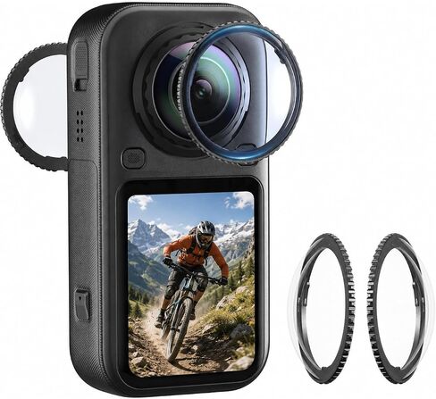Lens Guards for Insta 360 X6, Tempered Optical Glass Lens Protector in Saudi Arabia