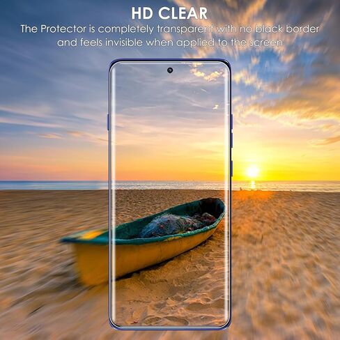 Screen Protector for Motorola Edge 2025, 3 Pack, Tempered Glass LOCA UV Set, Edge to Edge Protection, 9H Scratch Resistant, Touch Sensitive, Fingerprint-ID Support in Saudi Arabia