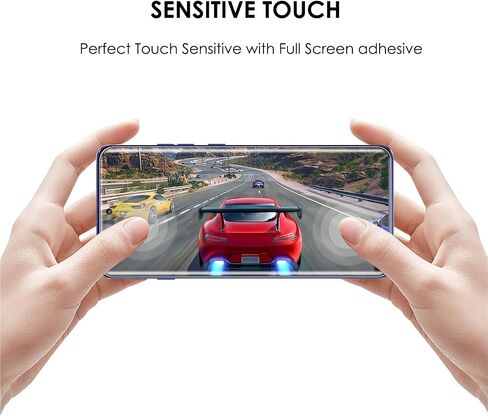 Screen Protector for Motorola Edge 2025, 3 Pack, Tempered Glass LOCA UV Set, Edge to Edge Protection, 9H Scratch Resistant, Touch Sensitive, Fingerprint-ID Support in Saudi Arabia
