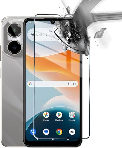 3 Pack Tempered Glass Screen Protectors Compatible with Cricket Icon Pro 2026, Anti Scratch, Bubble Free, 9H Hardness in Saudi Arabia