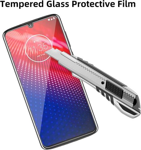 4 Pack Glass Screen Protector Compatible for Motorola Moto Z4 in Saudi Arabia