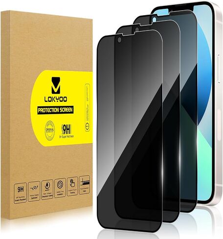 3 Pack Privacy Screen Protector for iPhone 14 Plus,Anti-Spy Glass in Kuwait