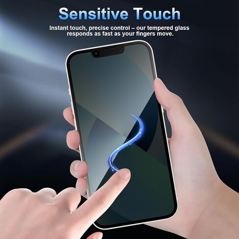 3 Pack Privacy Screen Protector for iPhone 14 Plus,Anti-Spy Glass in Kuwait