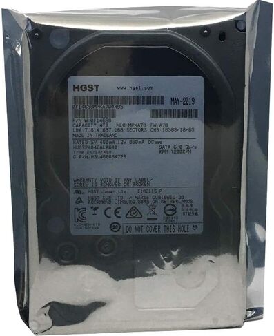 HGST Ultrastar 7K4000 HUS724040ALA640 (0F14688) 4TB 64MB 7200RPM SATA 6Gb/s 3.5in Internal Enterprise Hard Drive - 5 Year Warranty in Saudi Arabia