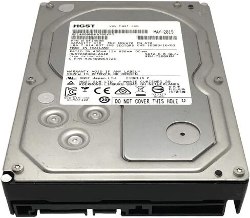 HGST Ultrastar 7K4000 HUS724040ALA640 (0F14688) 4TB 64MB 7200RPM SATA 6Gb/s 3.5in Internal Enterprise Hard Drive - 5 Year Warranty in Saudi Arabia