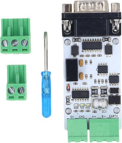 Fabater Bidirectional RS232 to RS485 Serial Converter Adapter with Overcurrent Protection for Data Transmission 1 Unit in Saudi Arabia