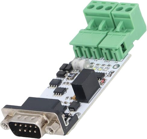 Fabater Bidirectional RS232 to RS485 Serial Converter Adapter with Overcurrent Protection for Data Transmission 1 Unit in Saudi Arabia