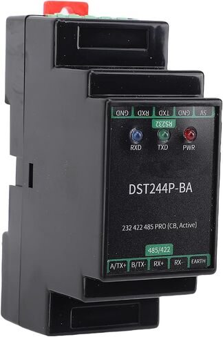 Fabater Durable RS232 TTL to RS422 RS485 Serial Port Adapter Module with Surge Protection and LED Indicators for Industrial Use ABS 1 Unit in Saudi Arabia