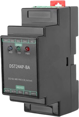 Fabater Durable RS232 TTL to RS422 RS485 Serial Port Adapter Module with Surge Protection and LED Indicators for Industrial Use ABS 1 Unit in Saudi Arabia