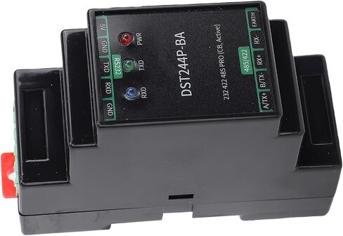 Fabater Durable RS232 TTL to RS422 RS485 Serial Port Adapter Module with Surge Protection and LED Indicators for Industrial Use ABS 1 Unit in Saudi Arabia