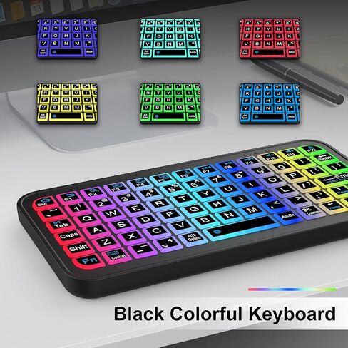 Mini Bluetooth Keyboard, Portable Wireless Keyboard with Backlit for Travel in Saudi Arabia