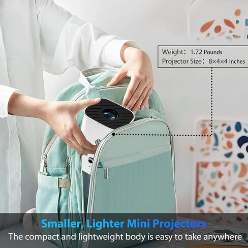 Mini Projector for iPhone, 1080P Bedroom Projector,Portable Projector in Saudi Arabia