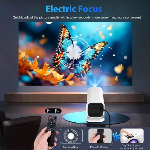 Mini Projector for iPhone, 1080P Bedroom Projector,Portable Projector in Saudi Arabia
