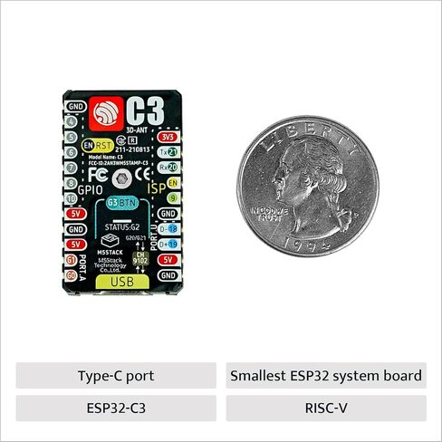M5Stack Official M5Stamp C3 (5pcs) in Saudi Arabia
