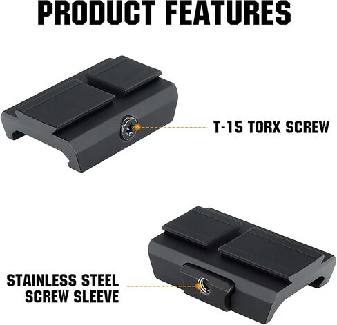 ohhunt Red Dot Adapter Riser Mount Picatinny (Compatible with ACRO Footptint | Low Profile) in Saudi Arabia