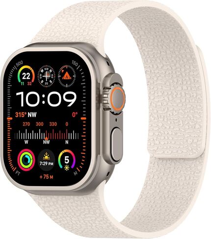 Magnetic Silicone Bands Compatible with Apple Watch for Women Men in Saudi Arabia