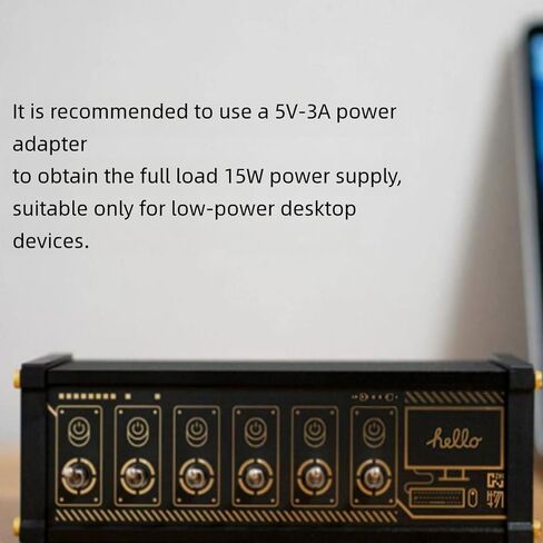 6 Ports USB C Splitter, 15W Modular USB Hub Power Strip in Saudi Arabia