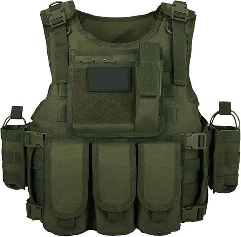 Adjustable Tactical Airsoft Vest for Men Outdoor in Saudi Arabia