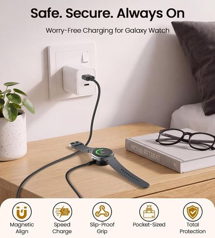 Watch Charger for Samsung Galaxy Watch 8/8 Classic/7/6 2Pack USB A in Saudi Arabia